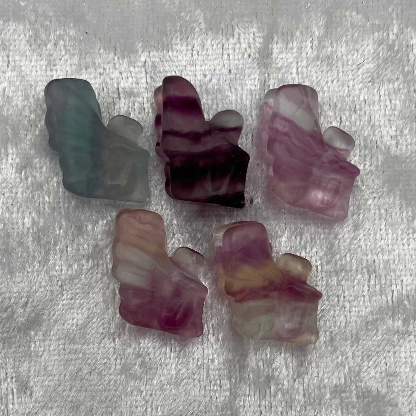 Mini Rainbow Fluorite Fairy