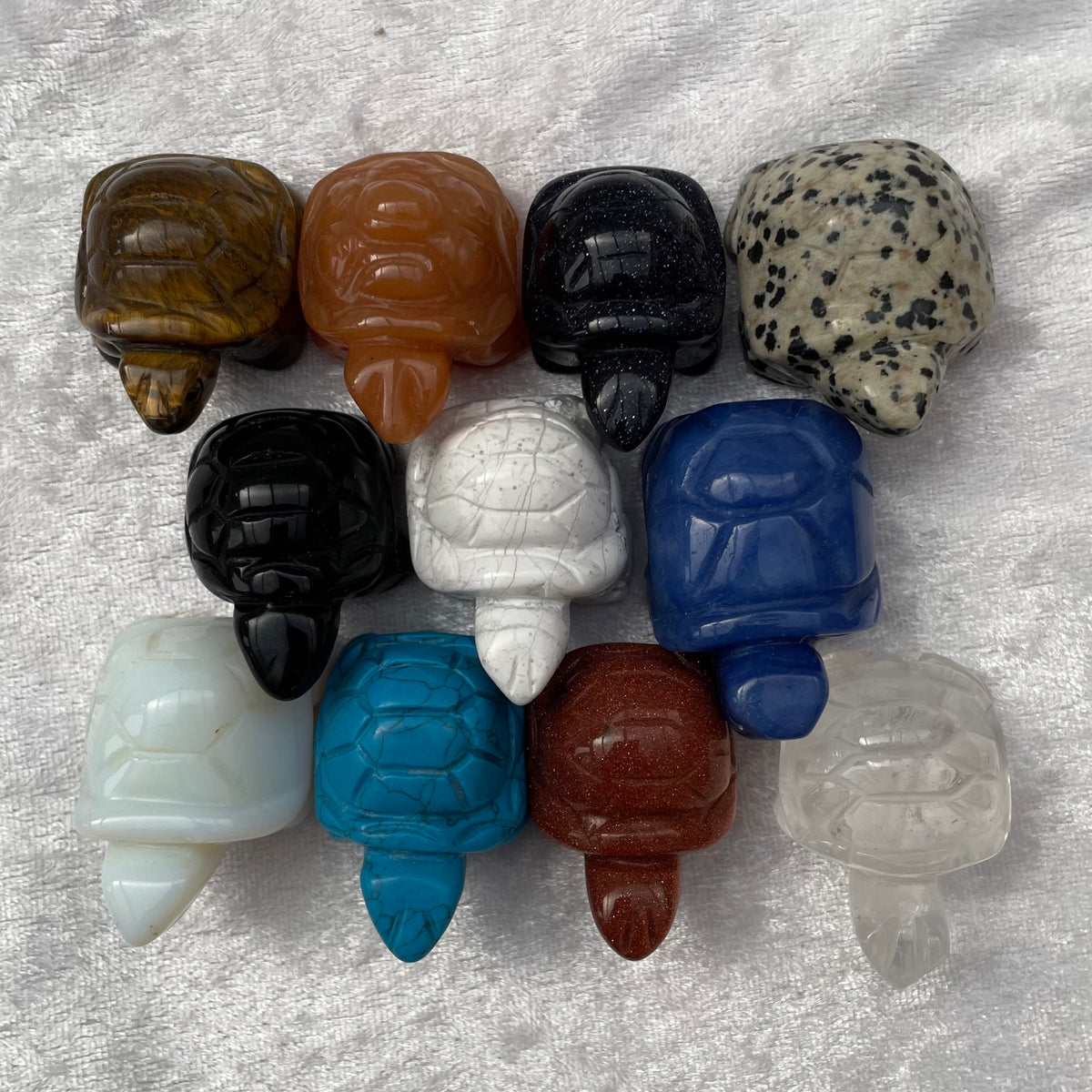 Crystal Tortoise Carvings