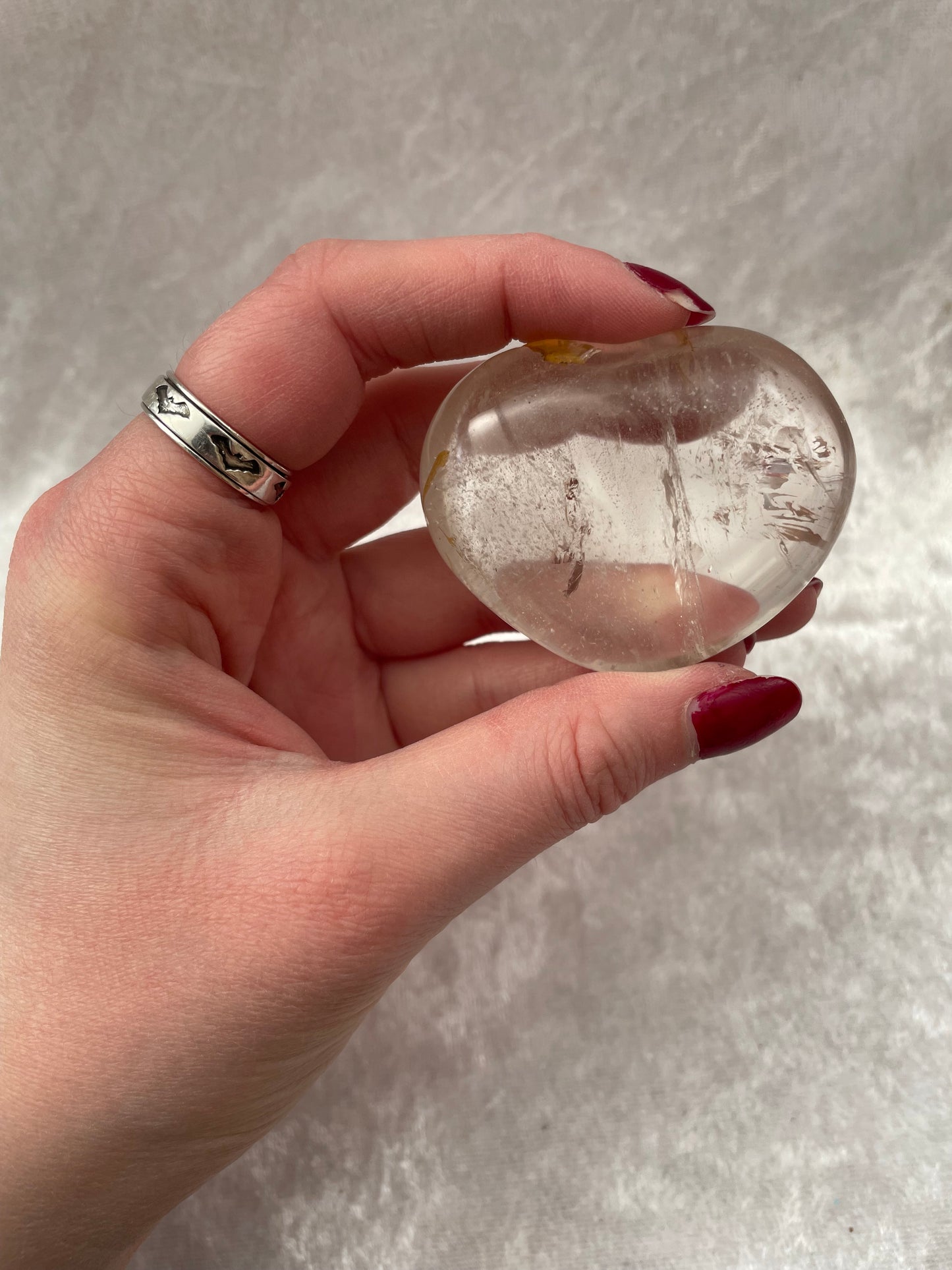 Golden Healer Quartz Heart