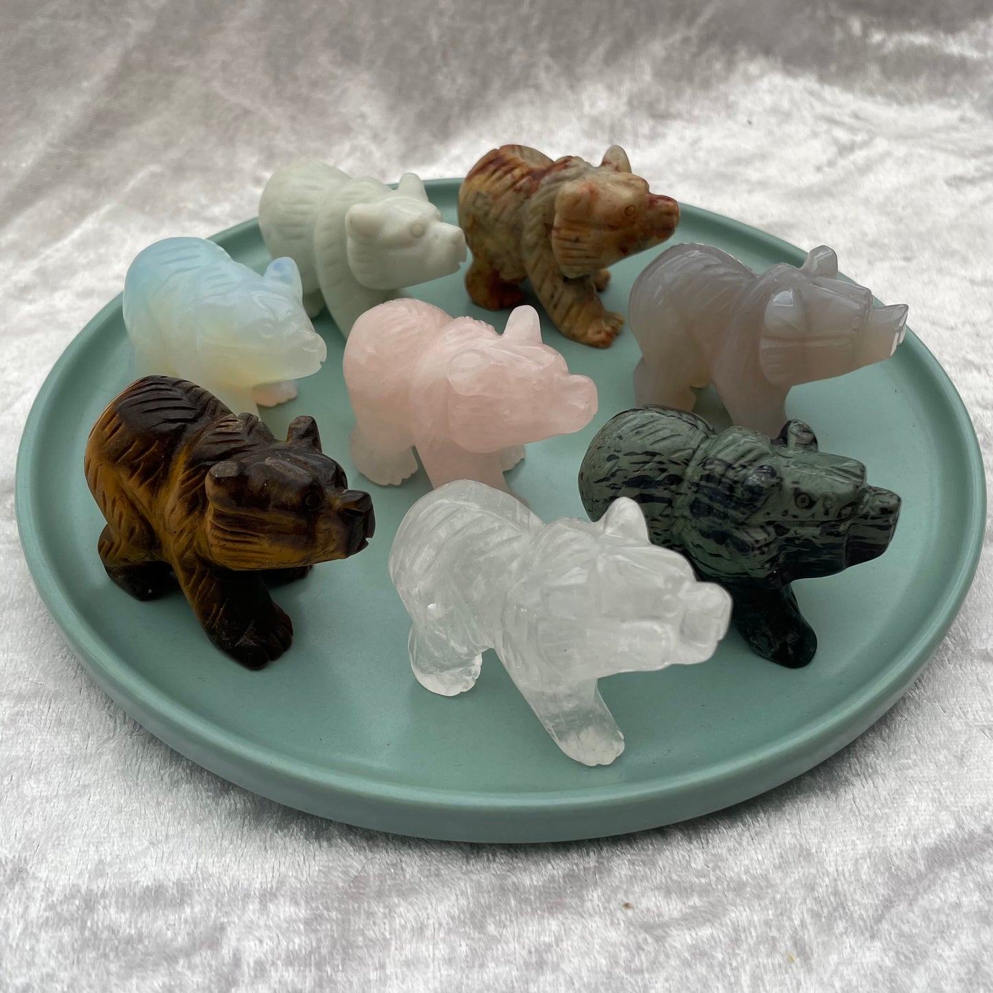 Crystal Bear Carvings