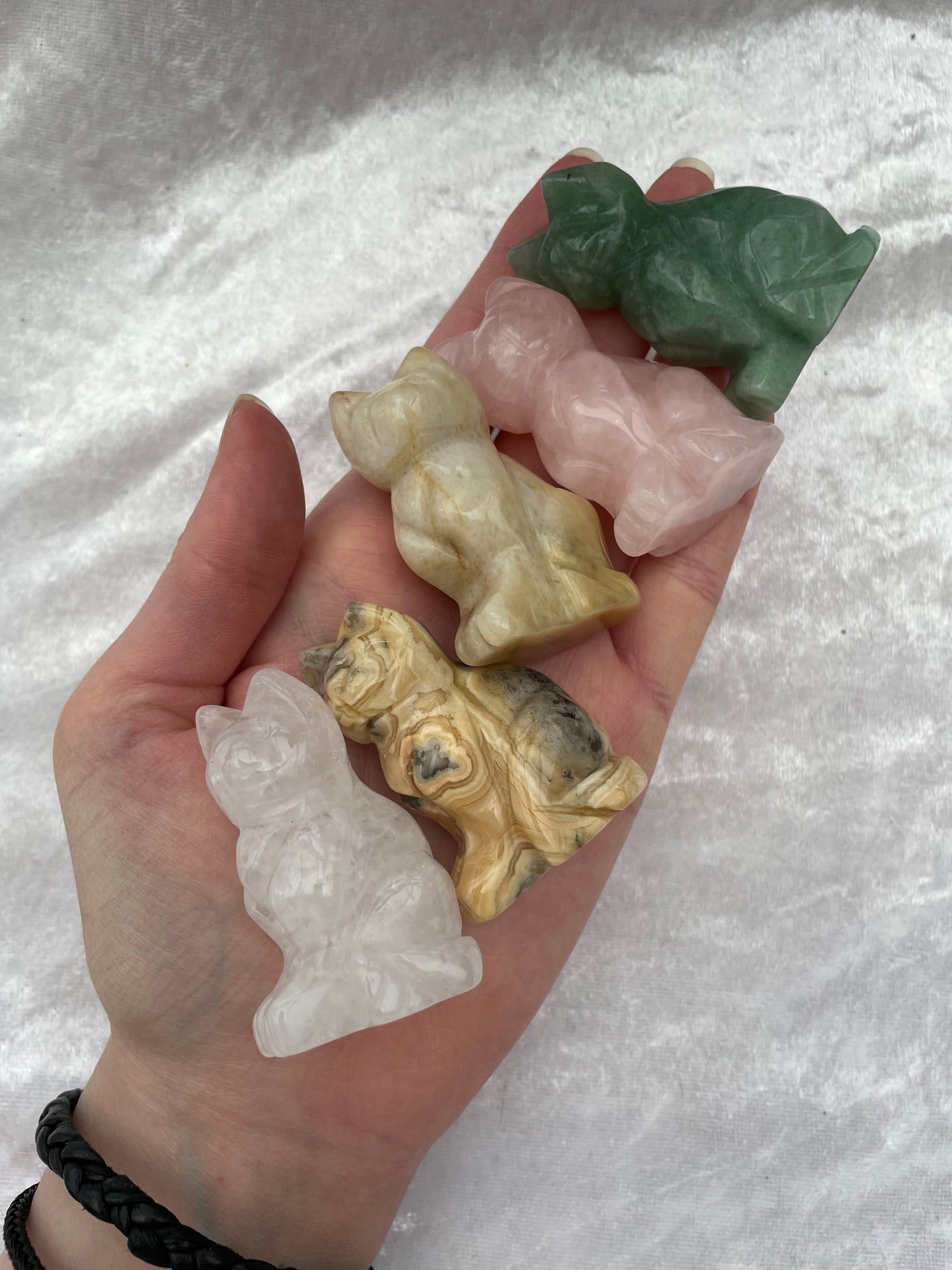 Crystal Cat Carvings