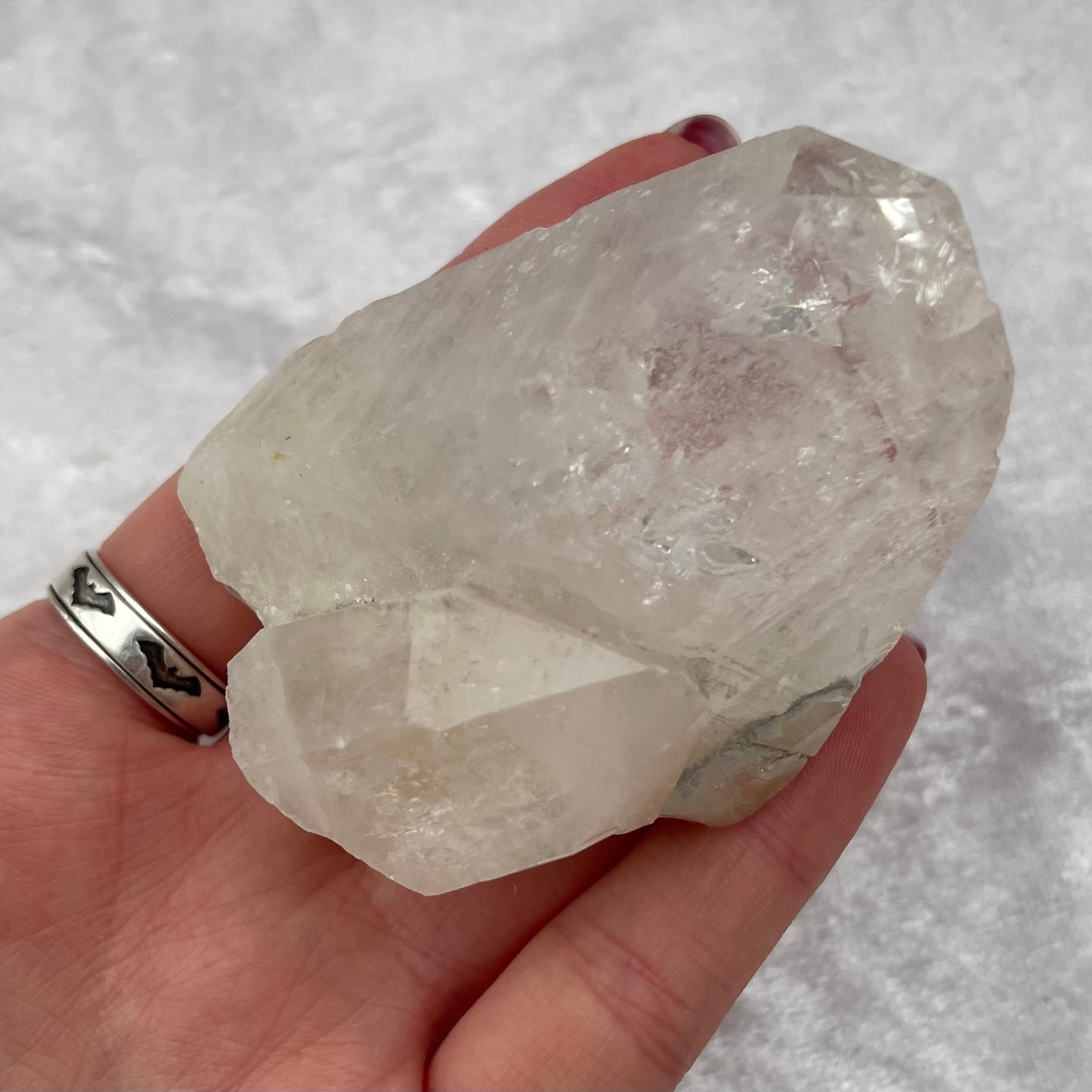 Clear Quartz Point Cluster