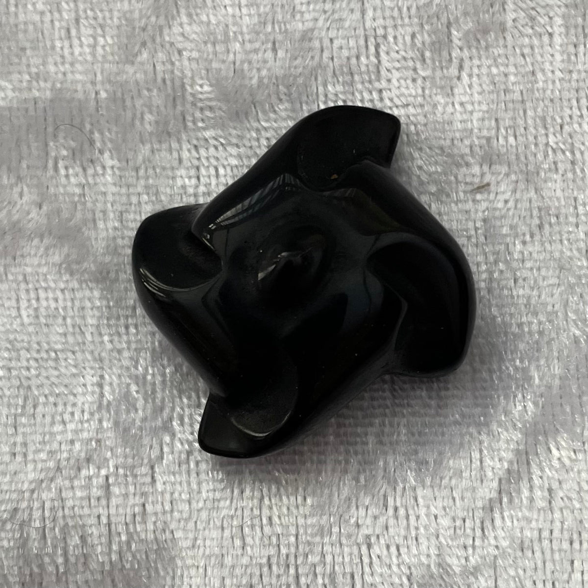 Black Obsidian Mini Ninja Throwing Star