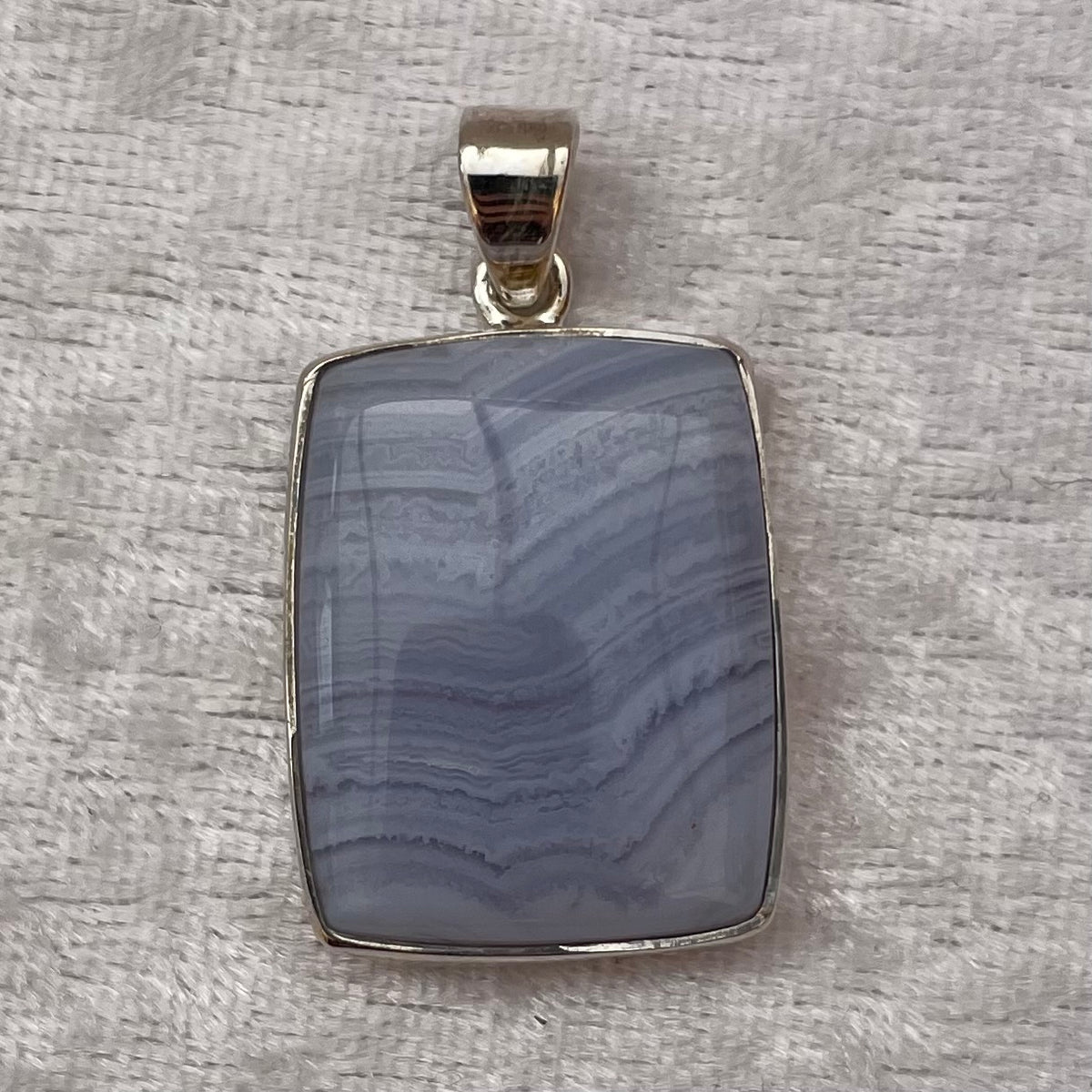 Blue Lace Agate Pendant