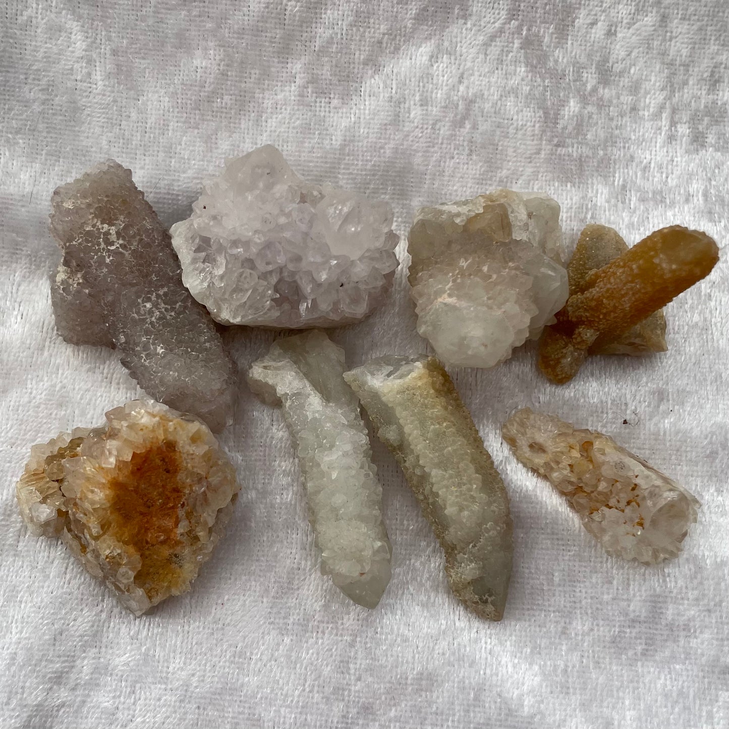 Spirit Quartz cluster points