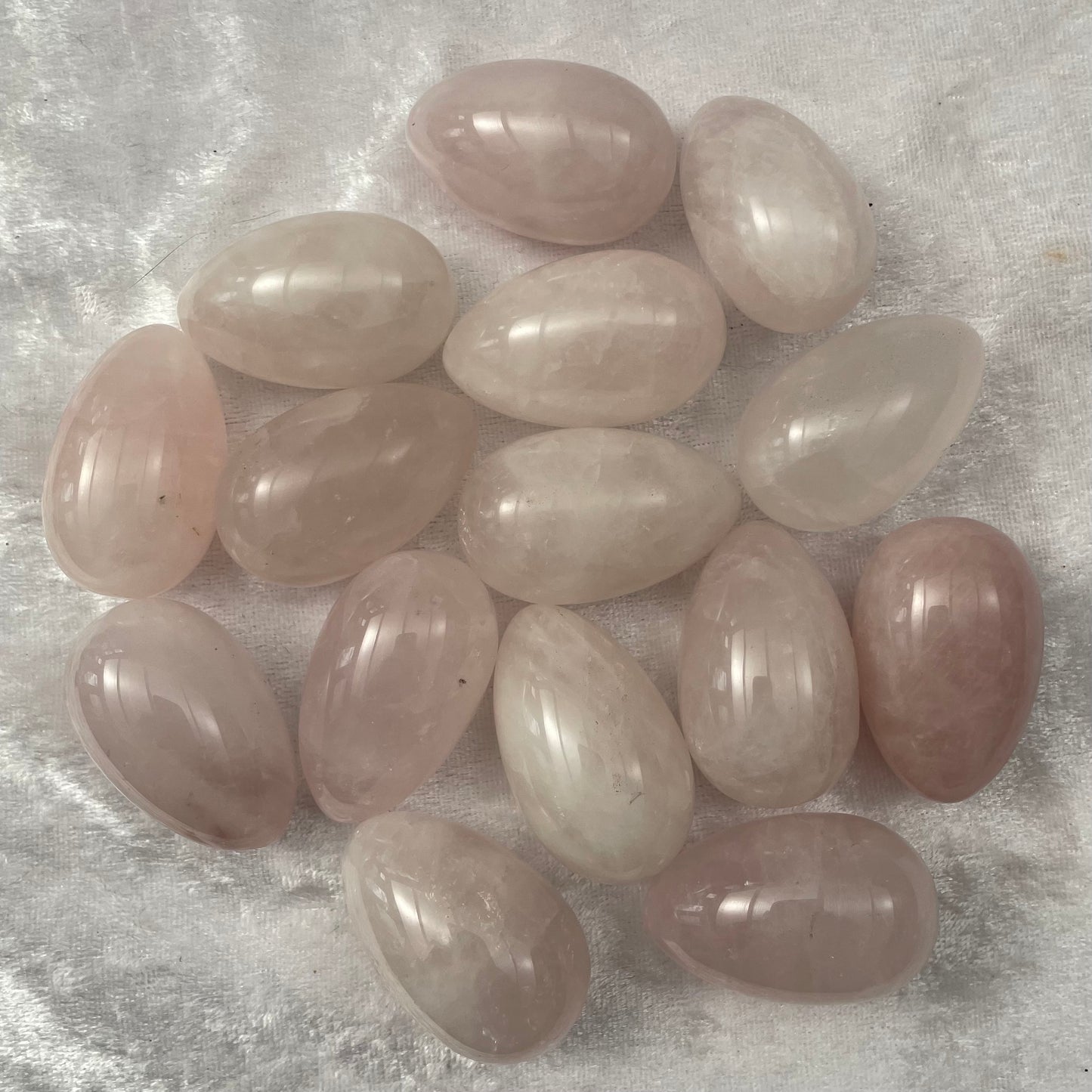 Rose Quartz Eggs