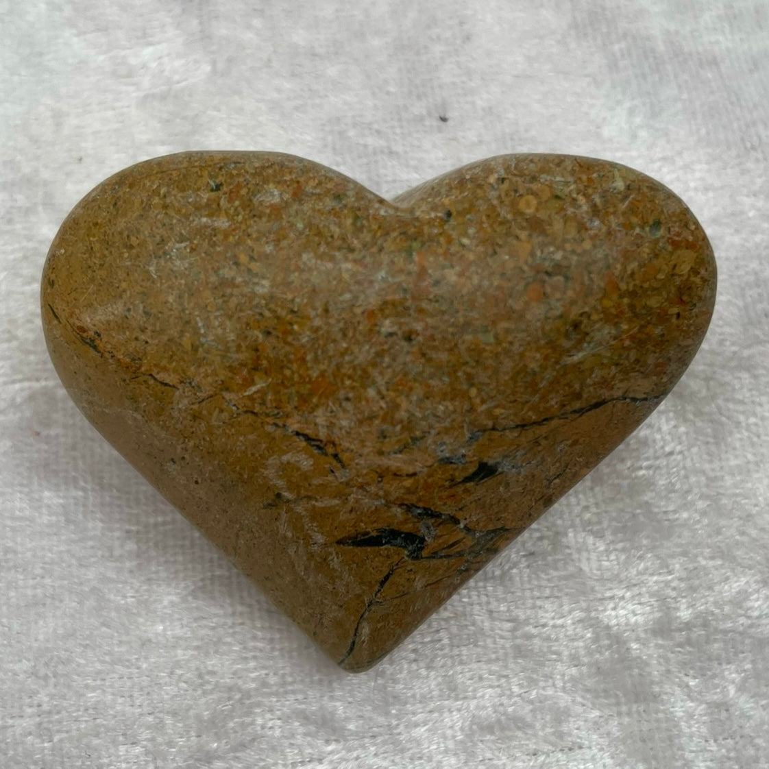 Brown Jasper Heart