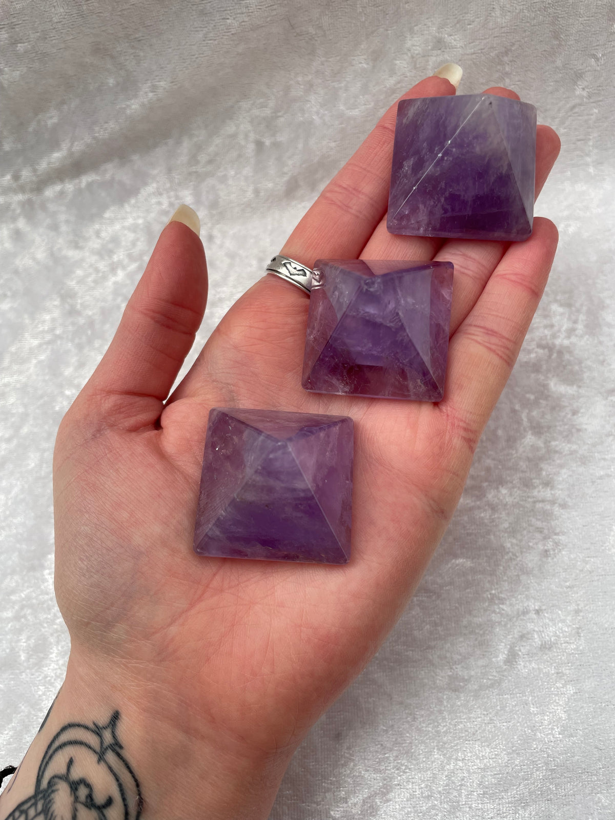 Amethyst Pyramids