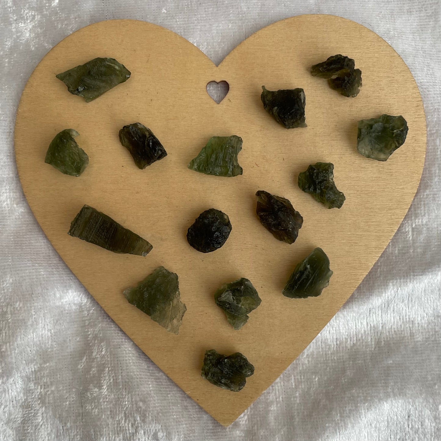 Natural Moldavite Pieces