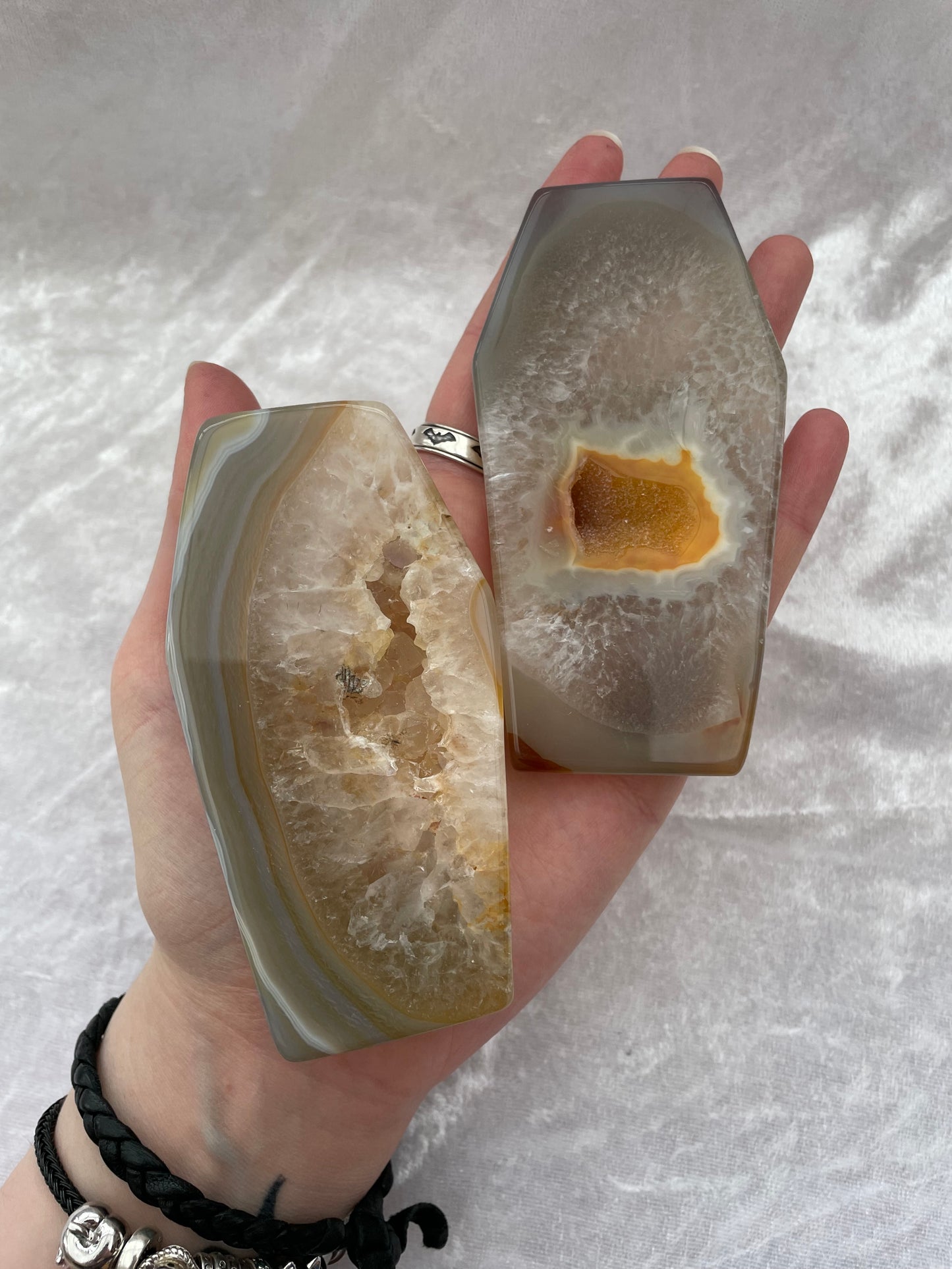 Druzy Agate Coffins