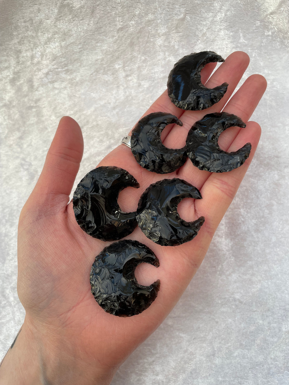 Black Obsidian Moons