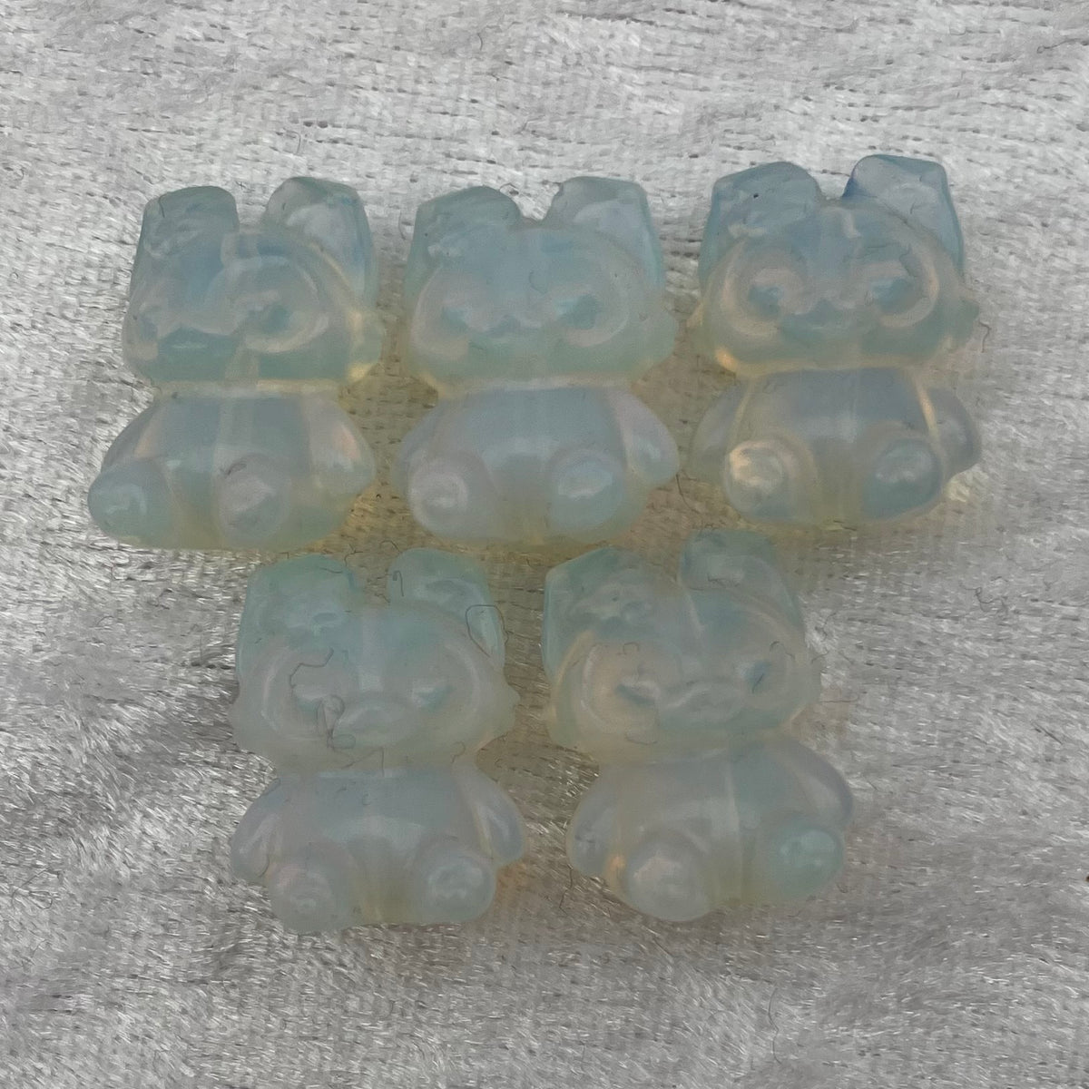 Mini Opalite LinaBell Fox Carvings