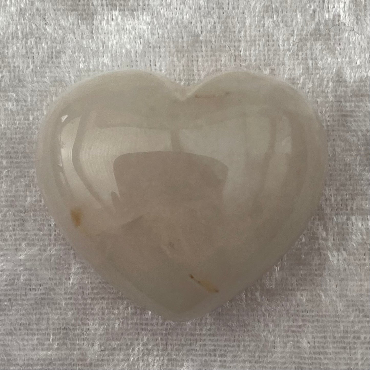 Milky Quartz Heart