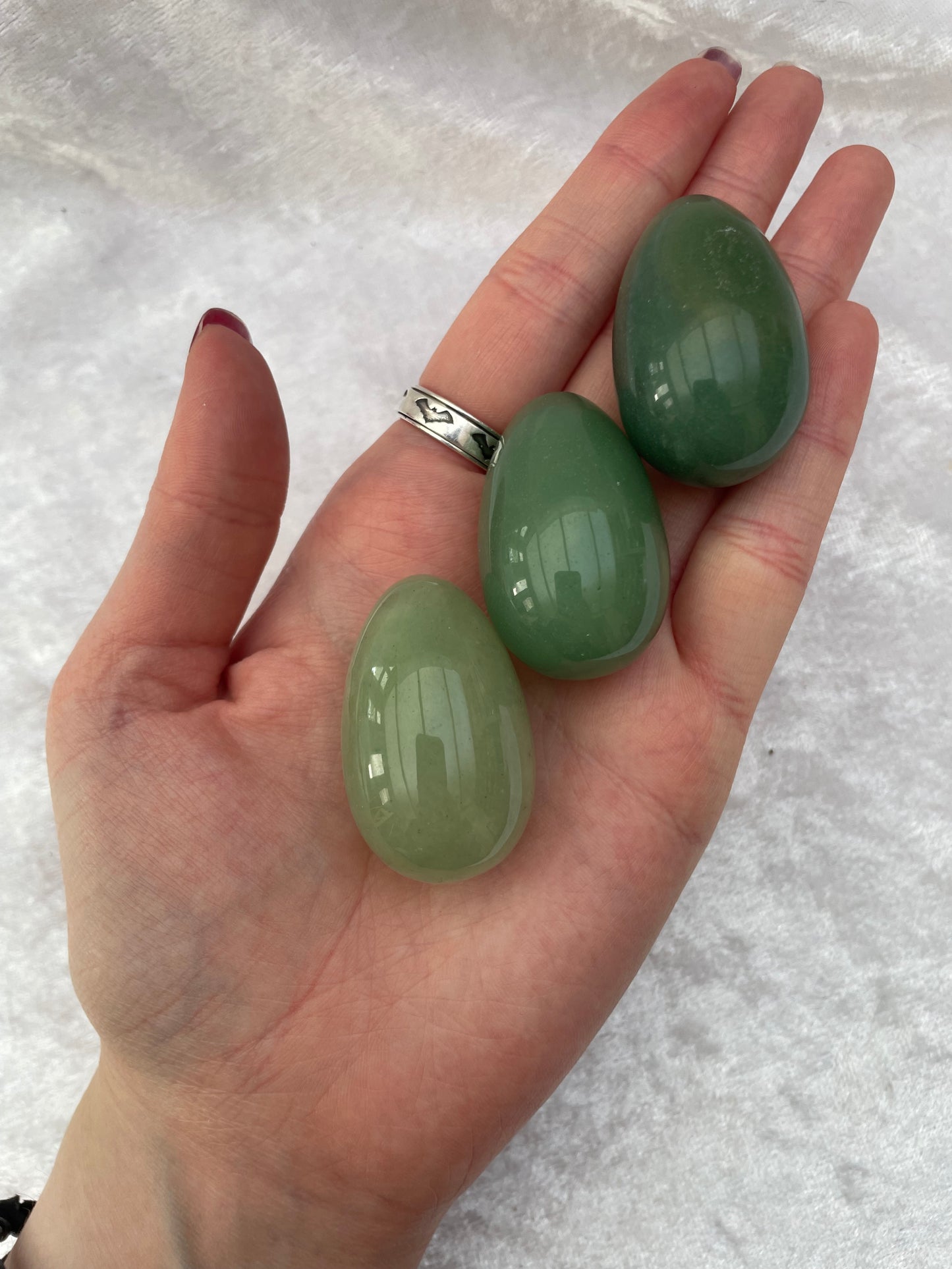 Green Aventurine Eggs