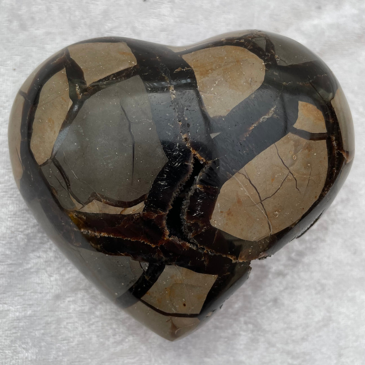 Large Druzy Septarian Heart