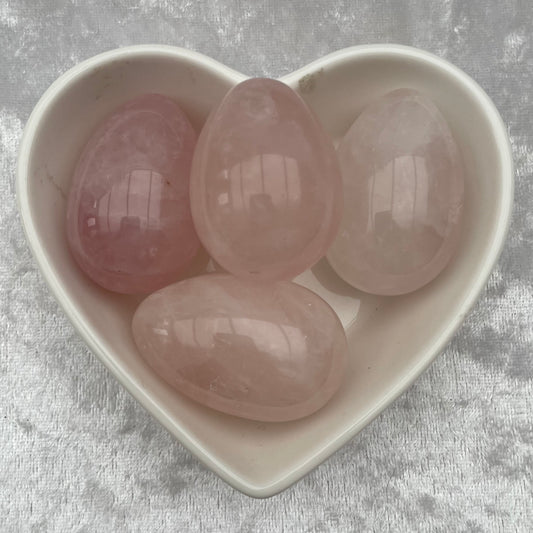 Rose Quartz Eggs