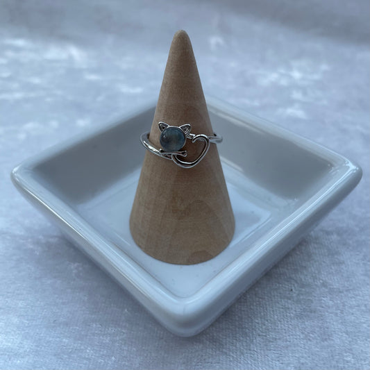 Labradorite Cat Ring