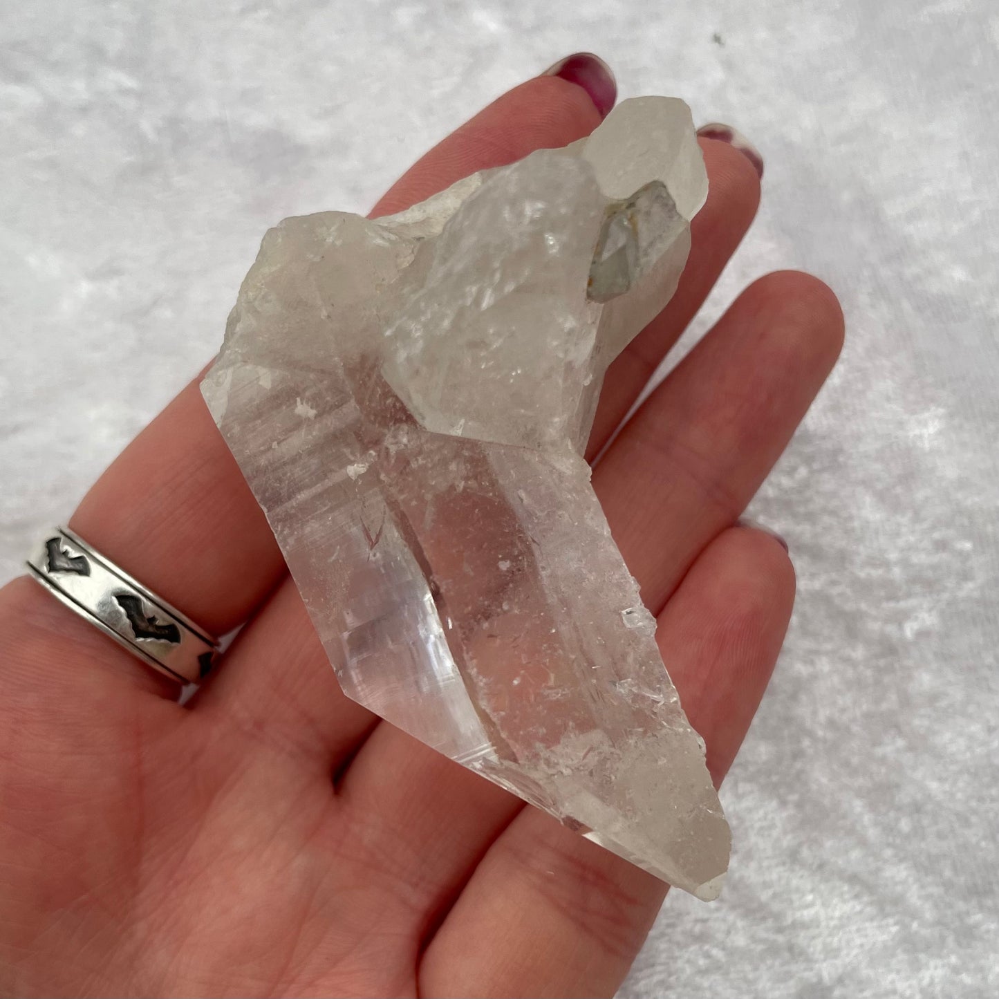 Clear Quartz Point Cluster