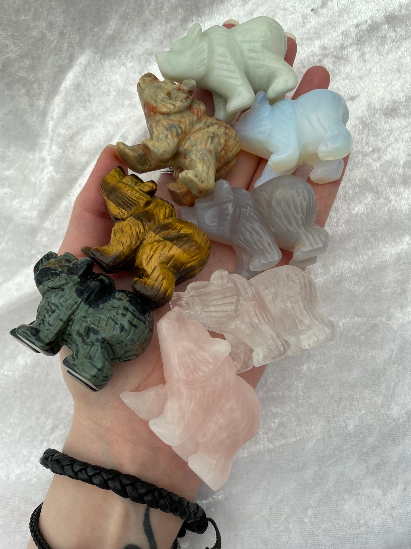 Crystal Bear Carvings