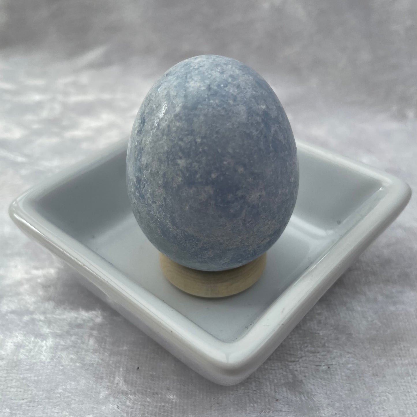 Blue Calcite Egg