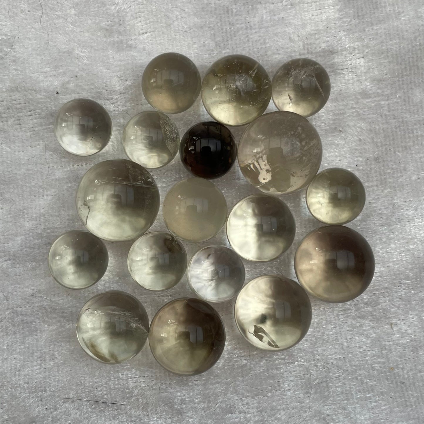 Mini Smoky Quartz Spheres
