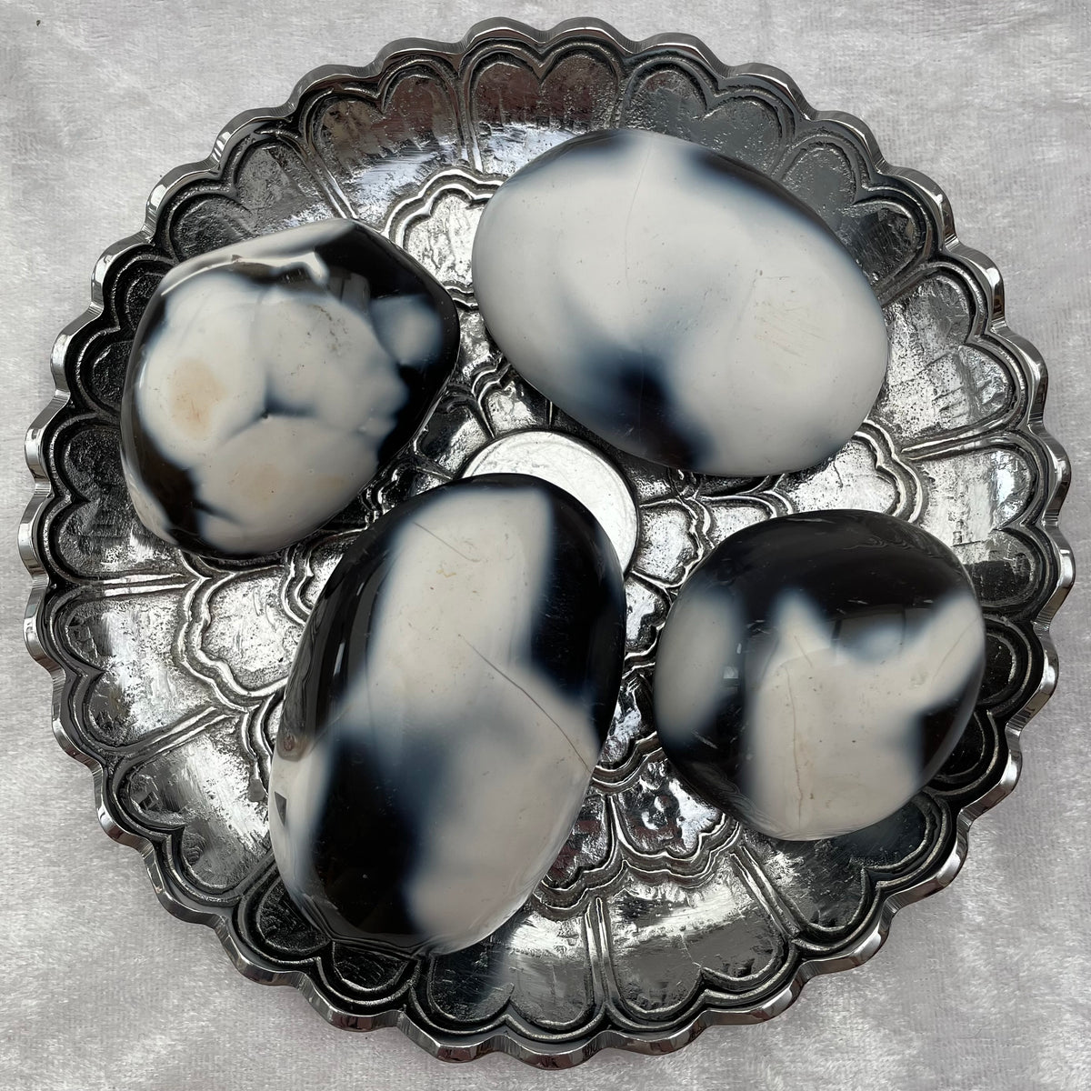 Orca Agate Palmstones
