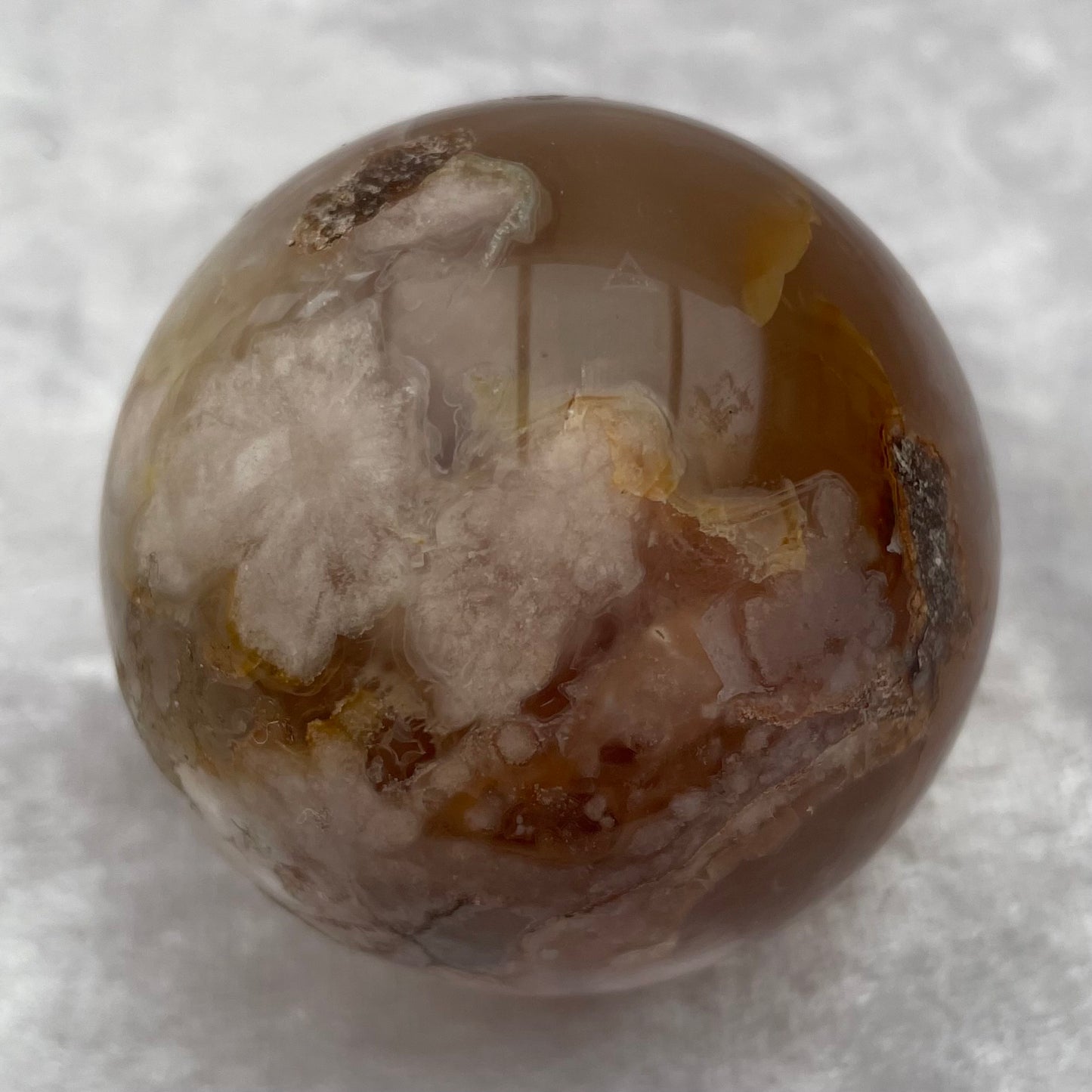 Blossom Agate Sphere