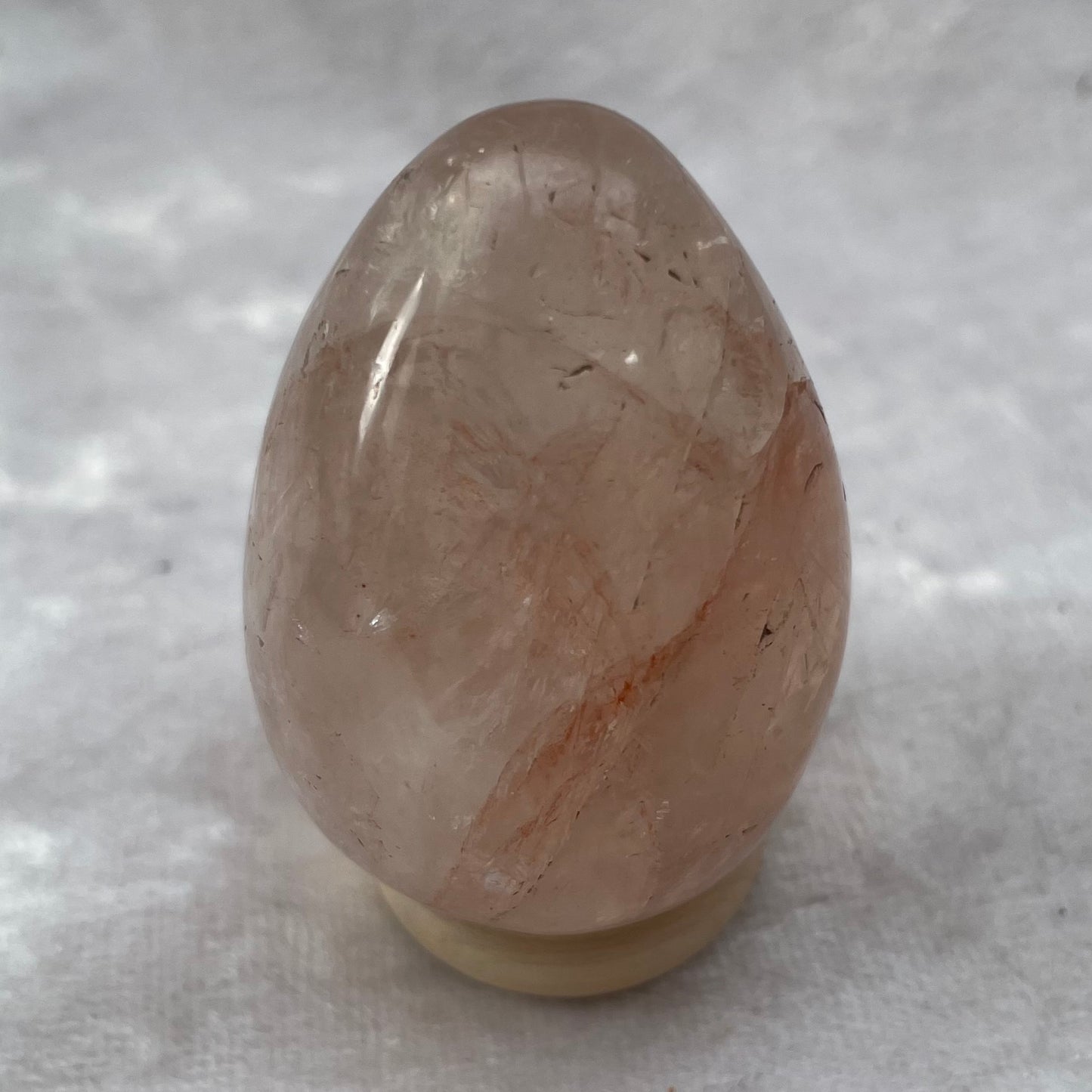Red Hematoid Quartz Egg