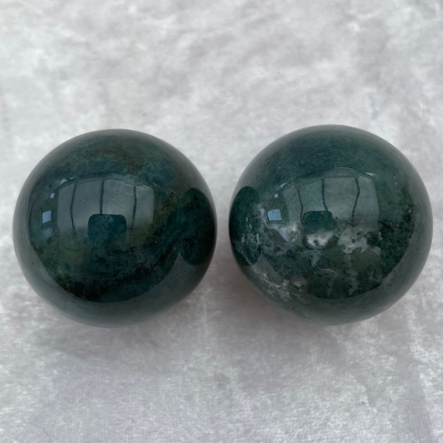 Moss Agate Spheres