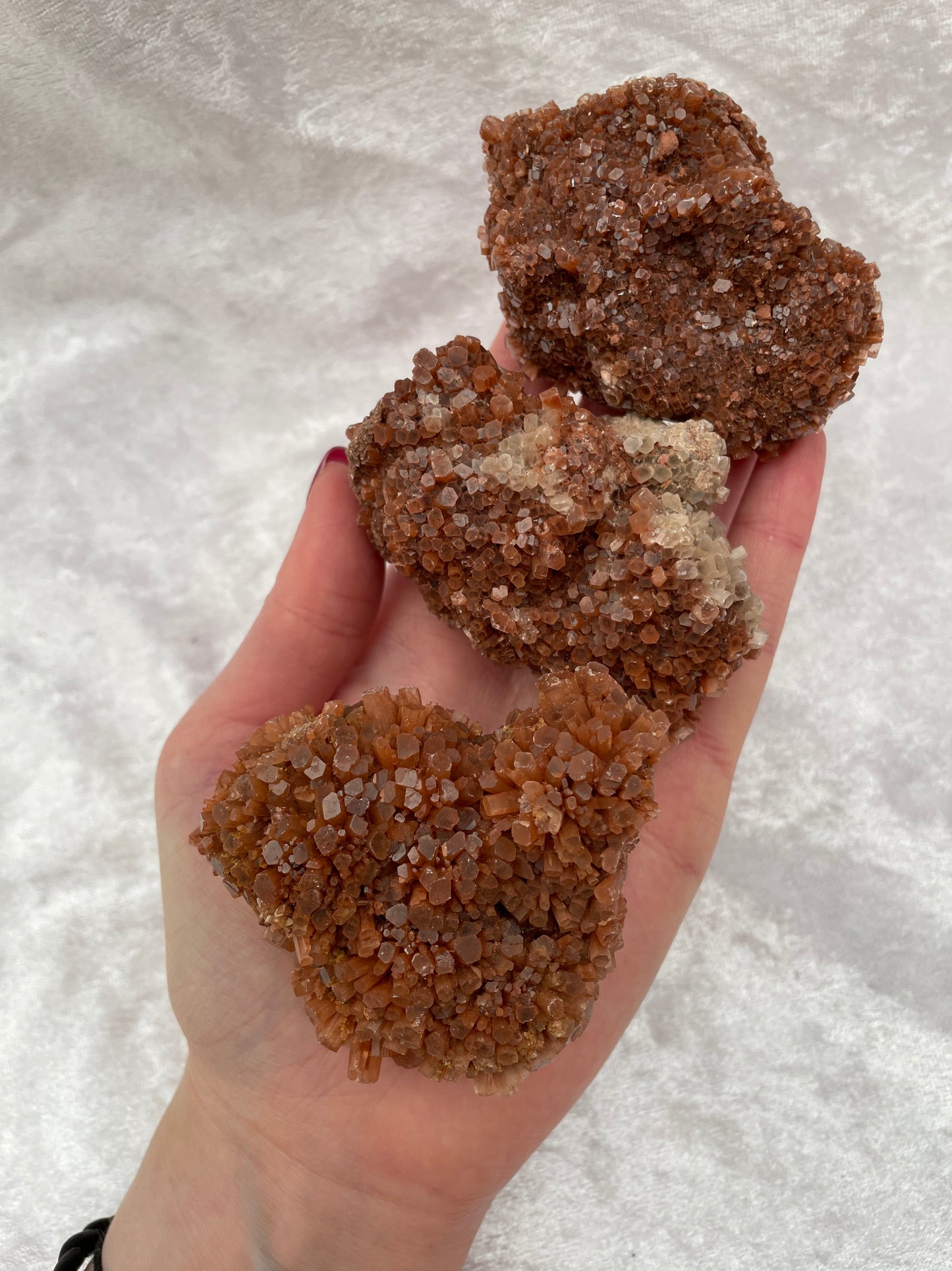 Aragonite Sputnik Clusters