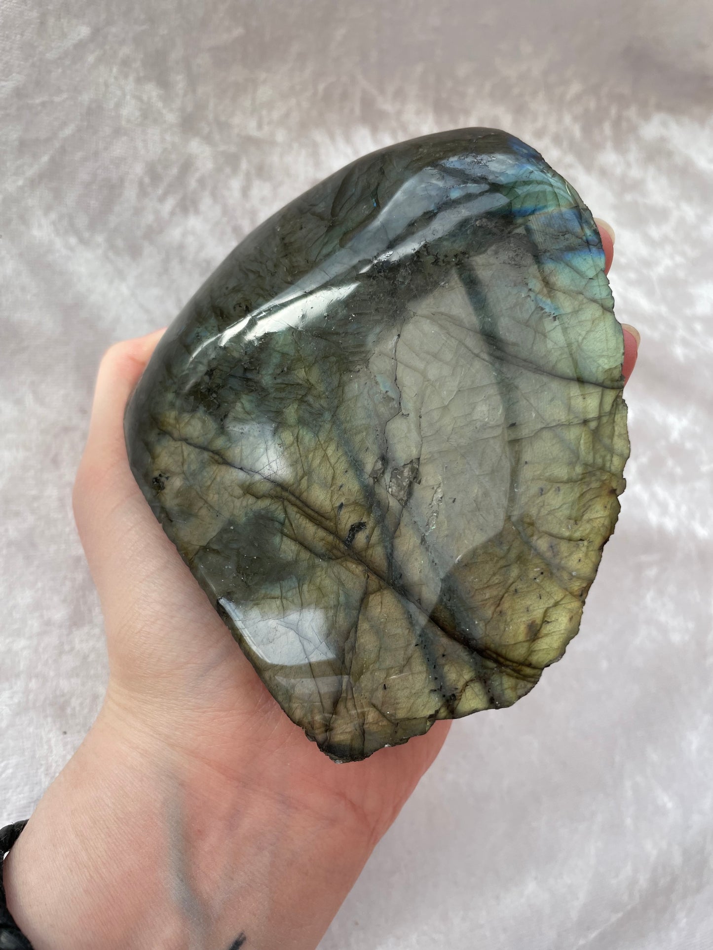Half Polished Labradorite Freeform