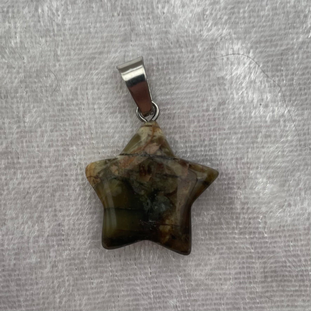 Picasso Jasper Star Pendant