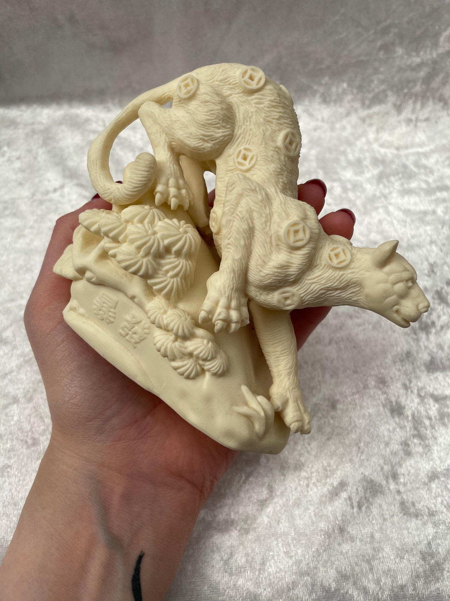 Lucky Chinese Leopard Figurine