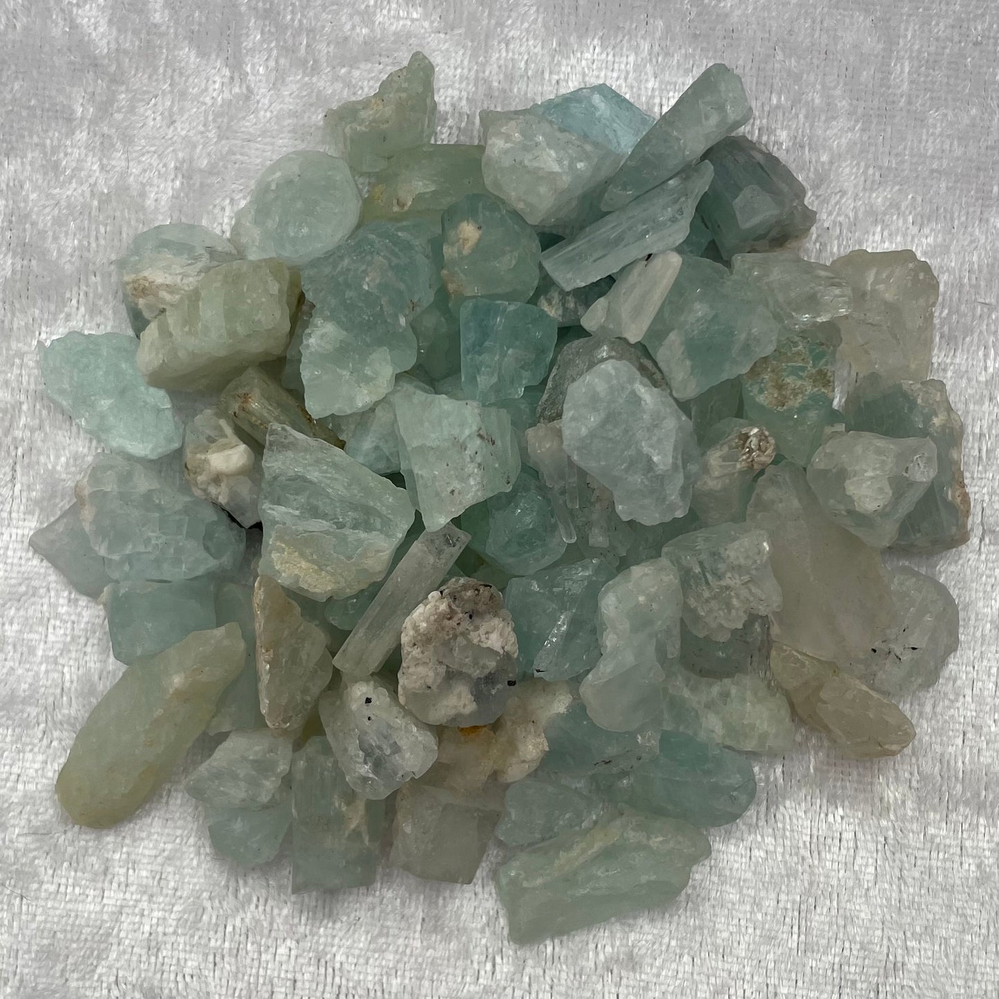 Small Rough Aquamarine Pieces