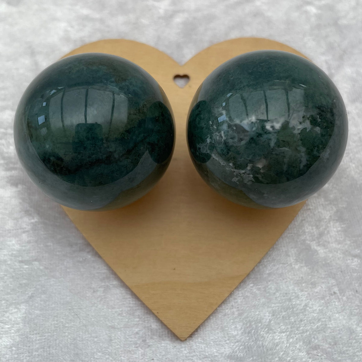 Moss Agate Spheres