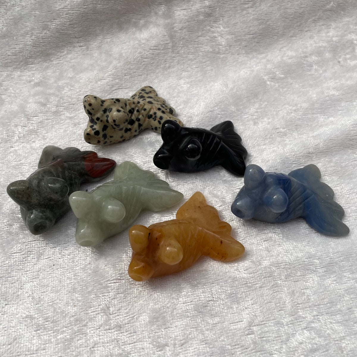 Crystal Goldfish Carvings
