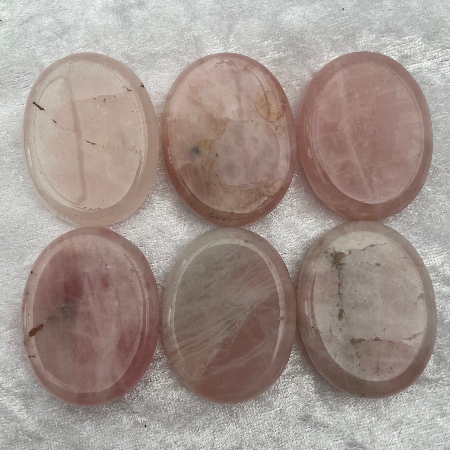Rose Quartz Worry Stones