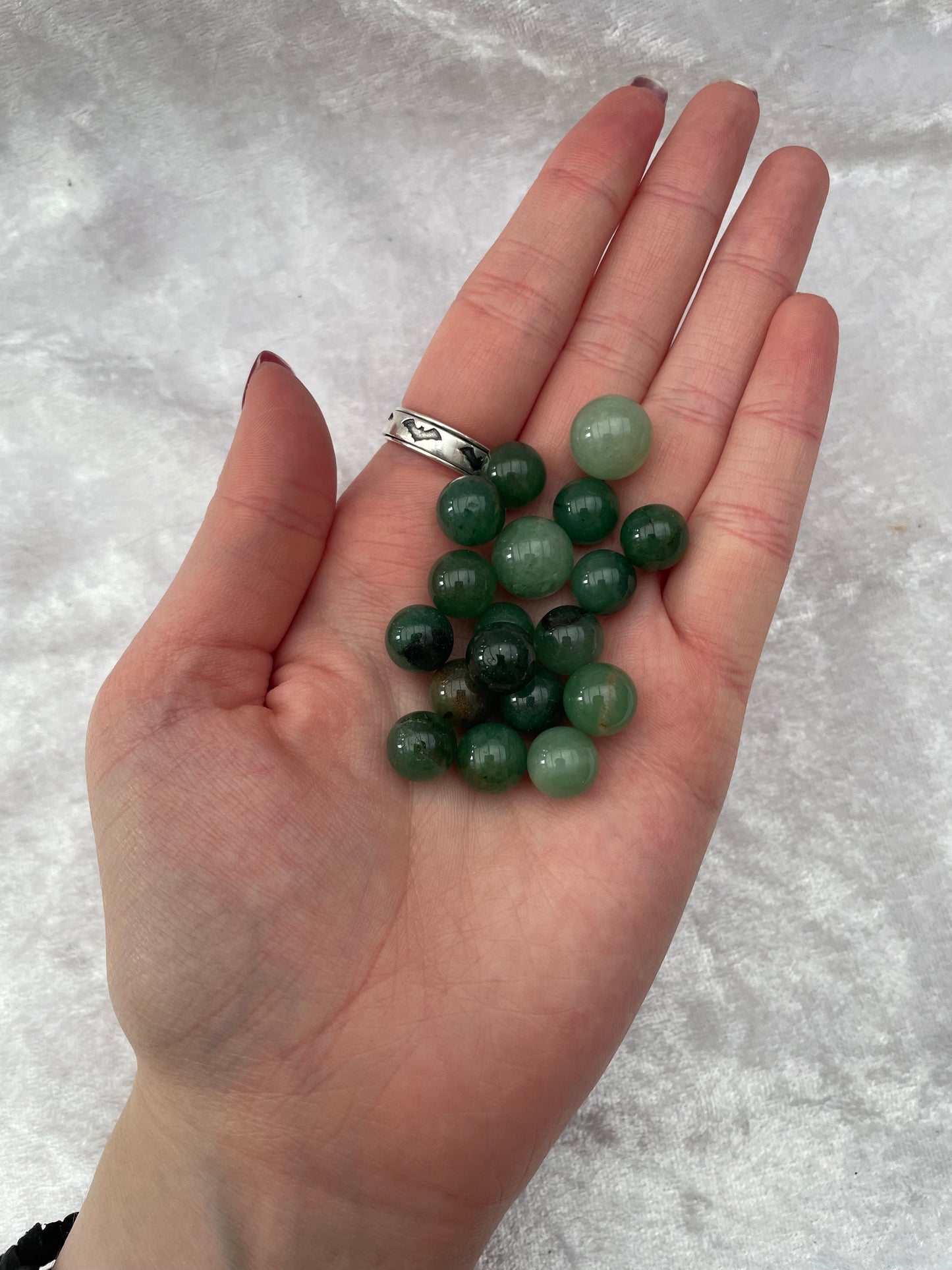 Mini Green Aventurine Spheres