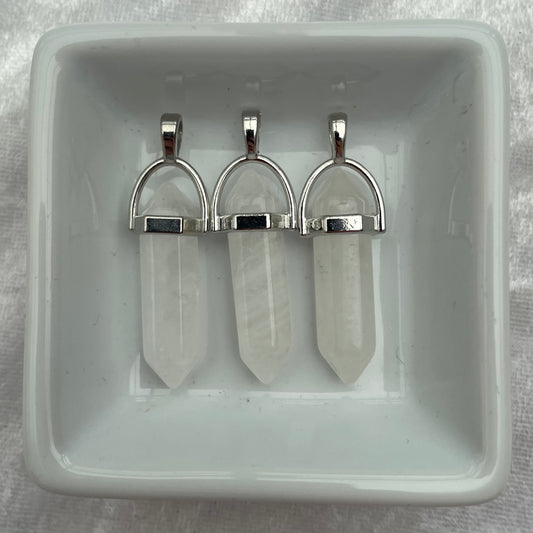 Clear Quartz DT Pendants