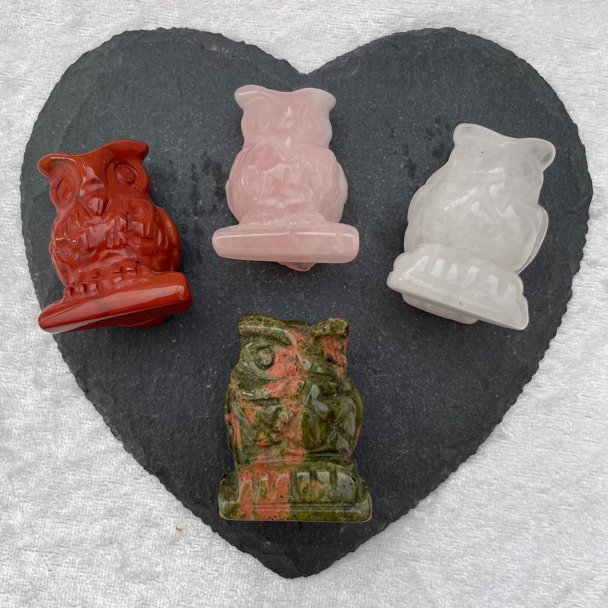 Crystal Owl Carvings