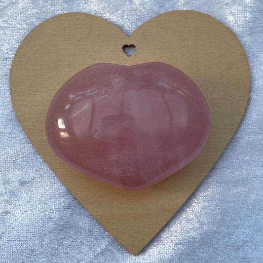 Rose Quartz Heart