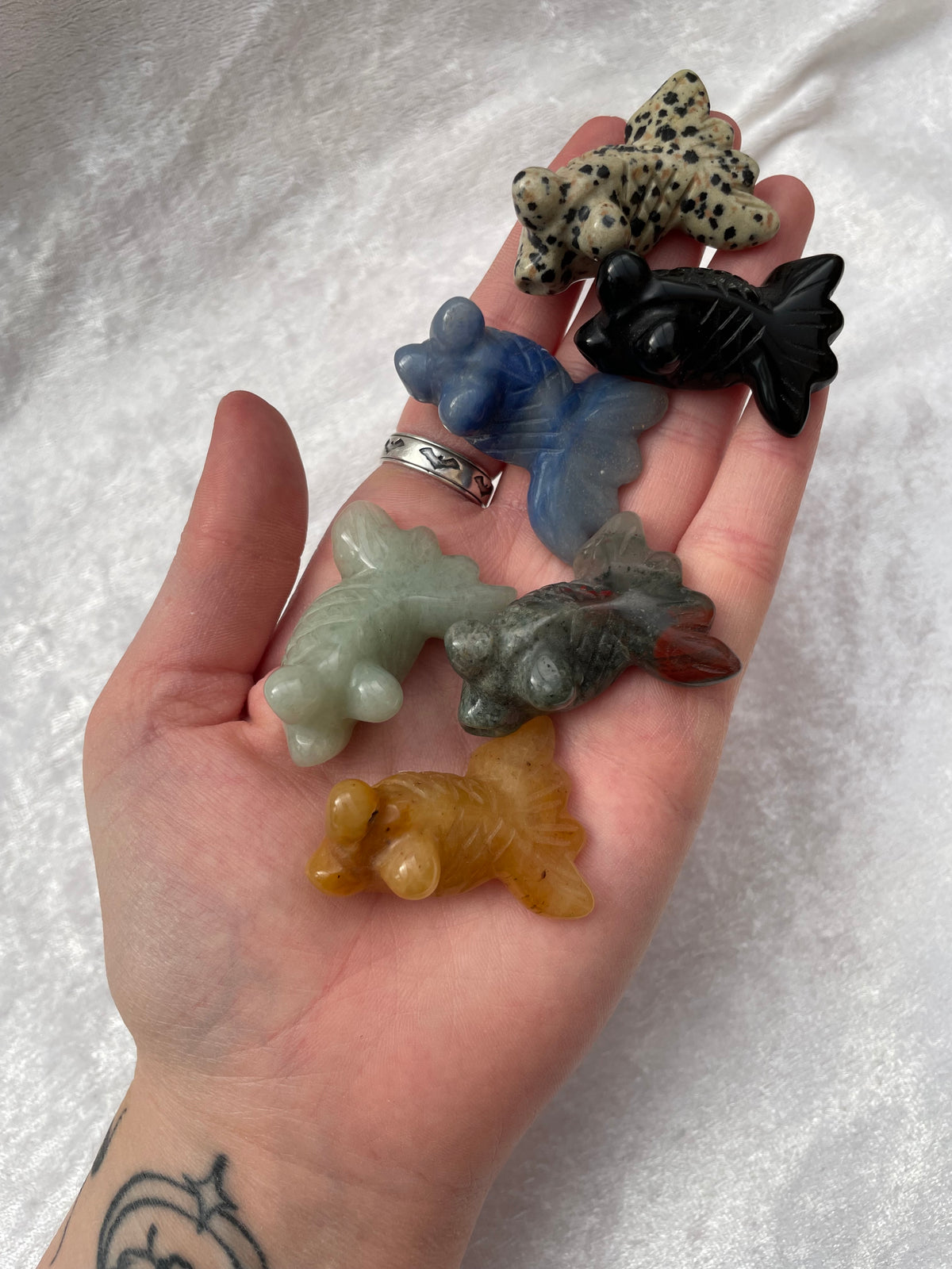 Crystal Goldfish Carvings
