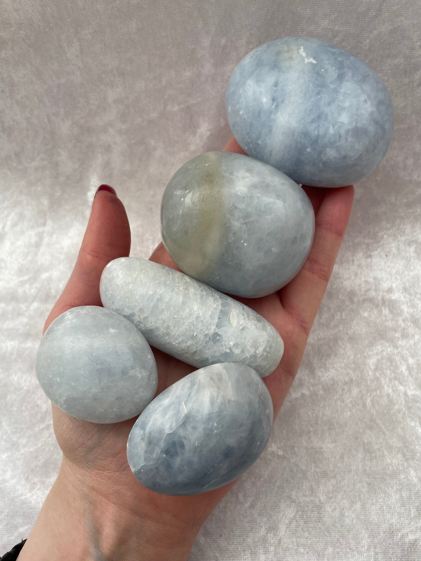 Blue Calcite Freeform Gallets