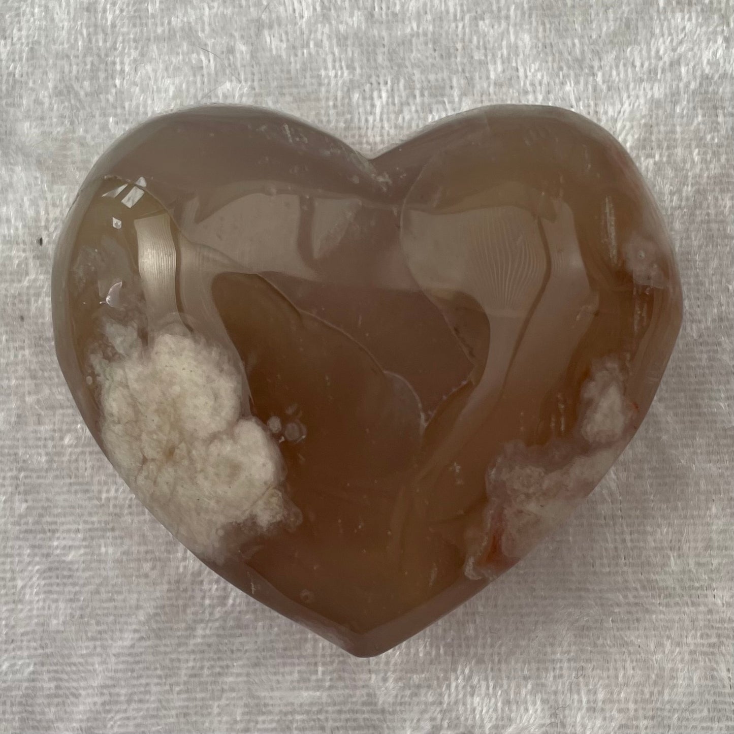 Blossom Agate Heart