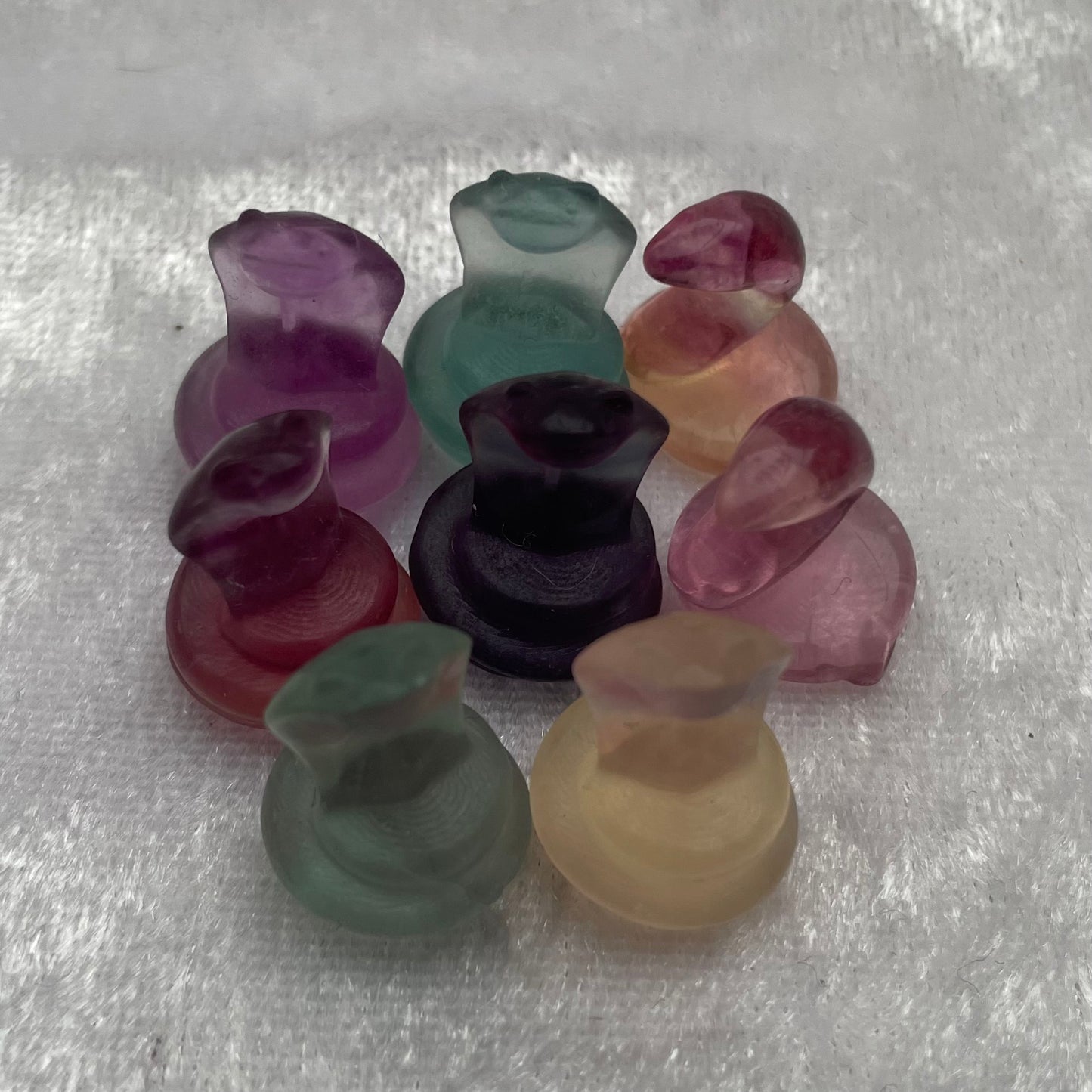 Mini Rainbow Fluorite Snakes