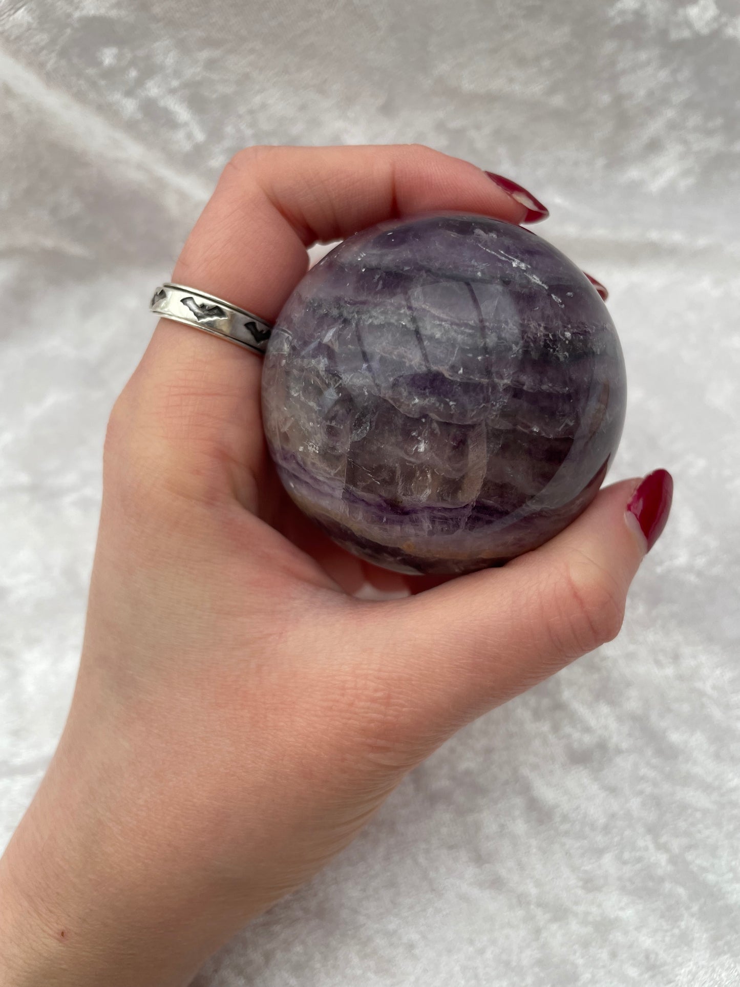Rainbow Fluorite Sphere
