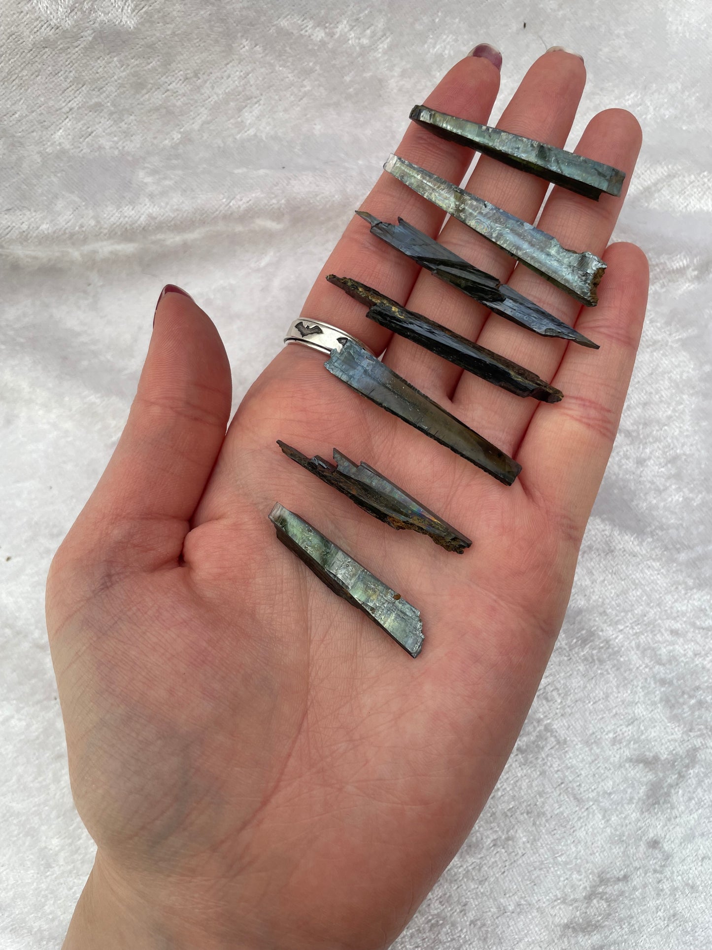 Small Vivianite Shards