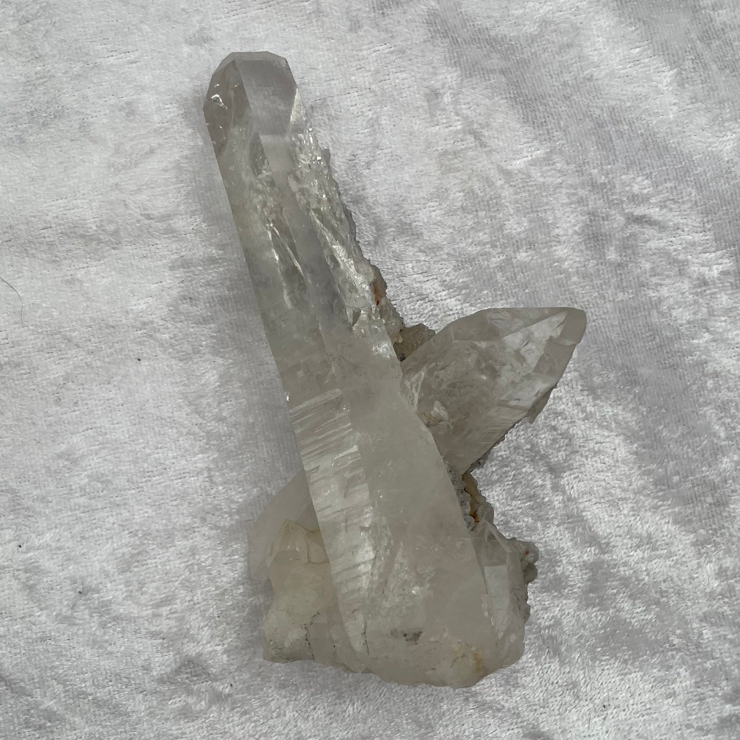 Clear Quartz Point Cluster