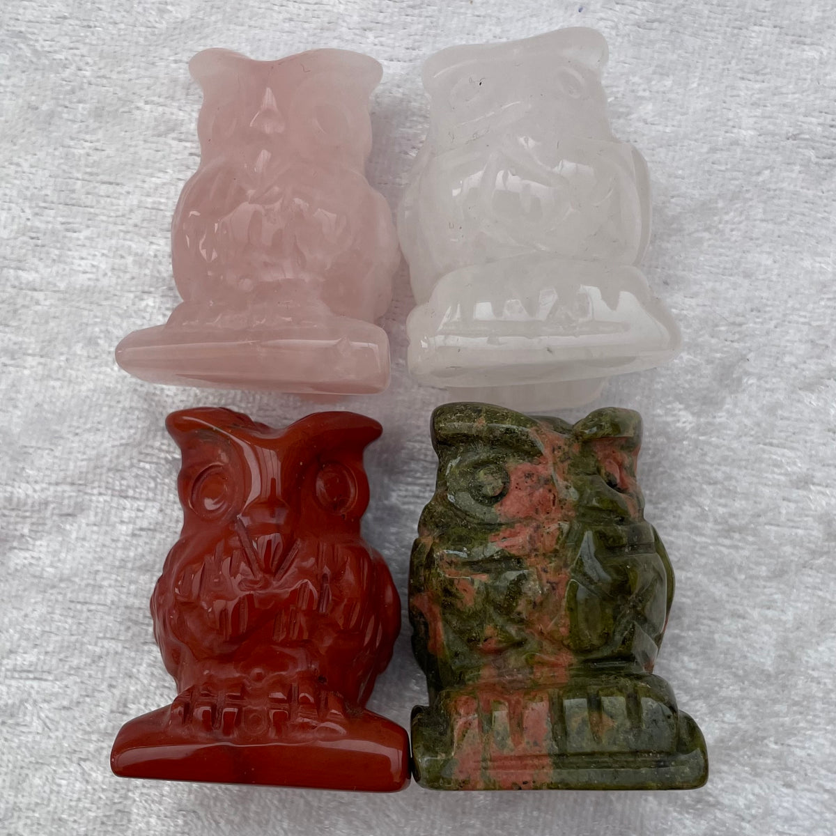 Crystal Owl Carvings