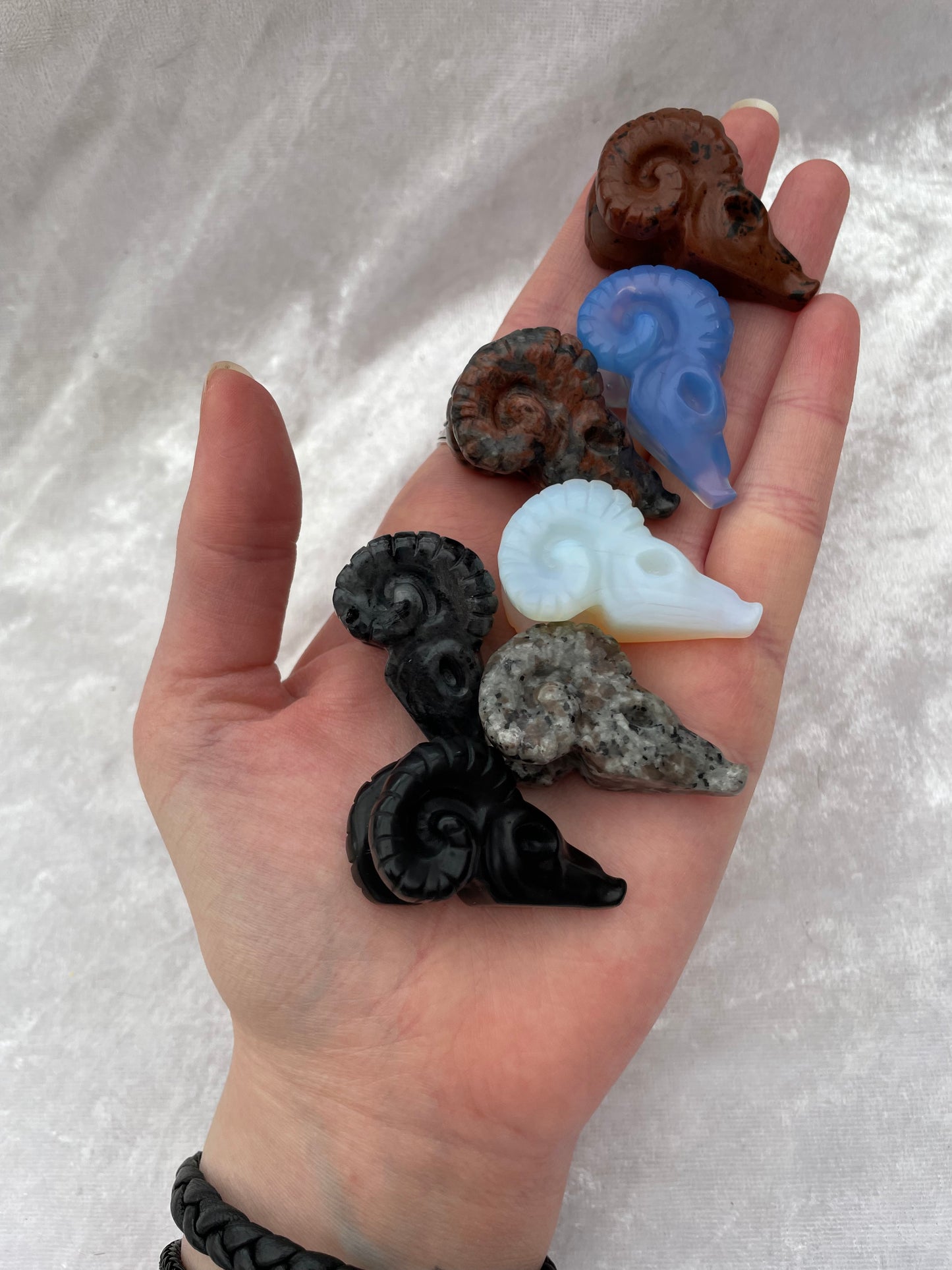 Mini Crystal Ram Heads